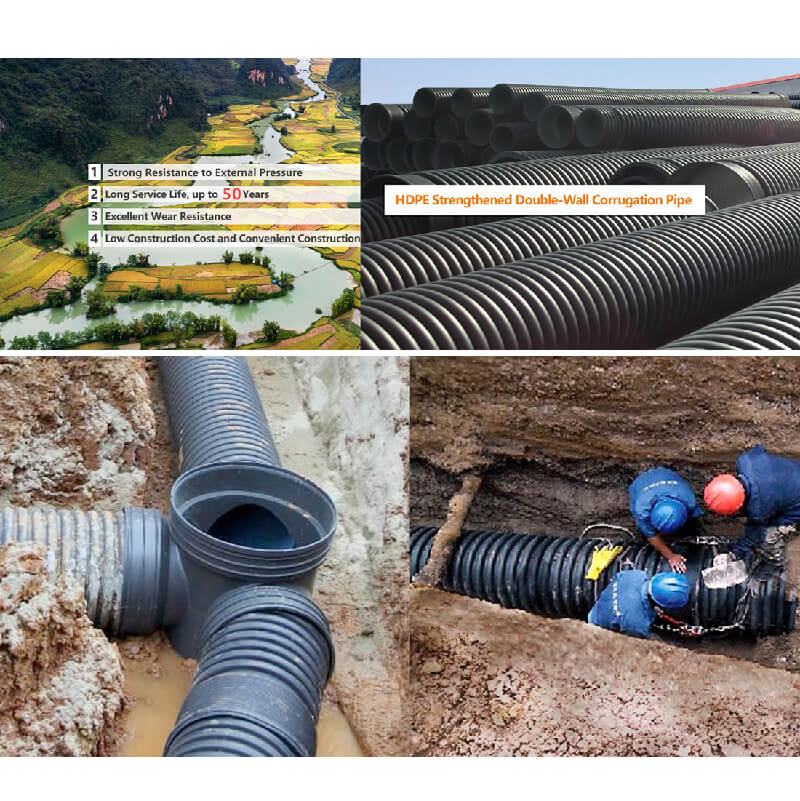 HDPE Double-wall Corrugated Pipes